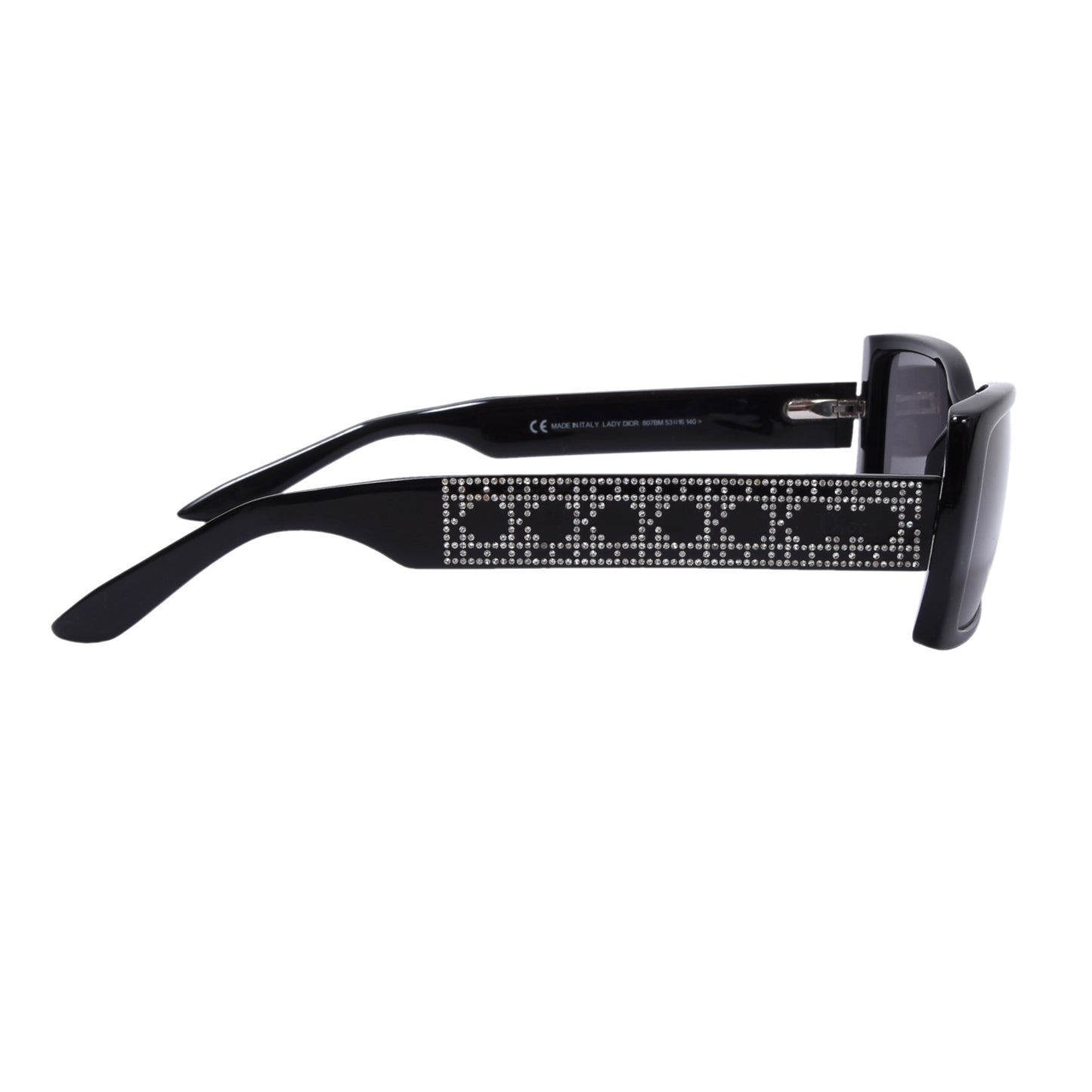 Christian Dior Lady Dior 807BM Vintage-Sonnenbrille – Schwarz