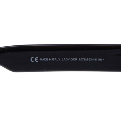 Christian Dior Lady Dior 807BM Vintage-Sonnenbrille – Schwarz