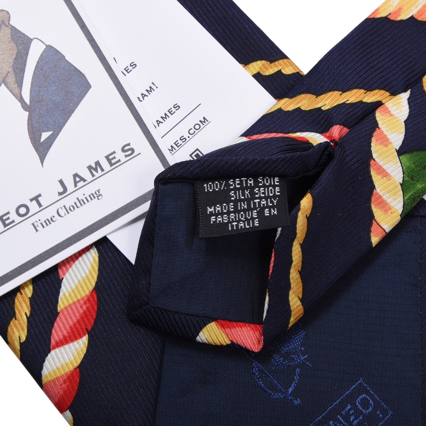 Kenzo Paris Silk Tie ca. 140.5cm/10cm - Hibiscus