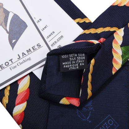 Kenzo Paris Silk Tie ca. 140.5cm/10cm - Hibiscus