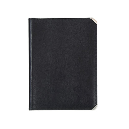 NOS Valextra Milano Breast Wallet with Notepad - Black
