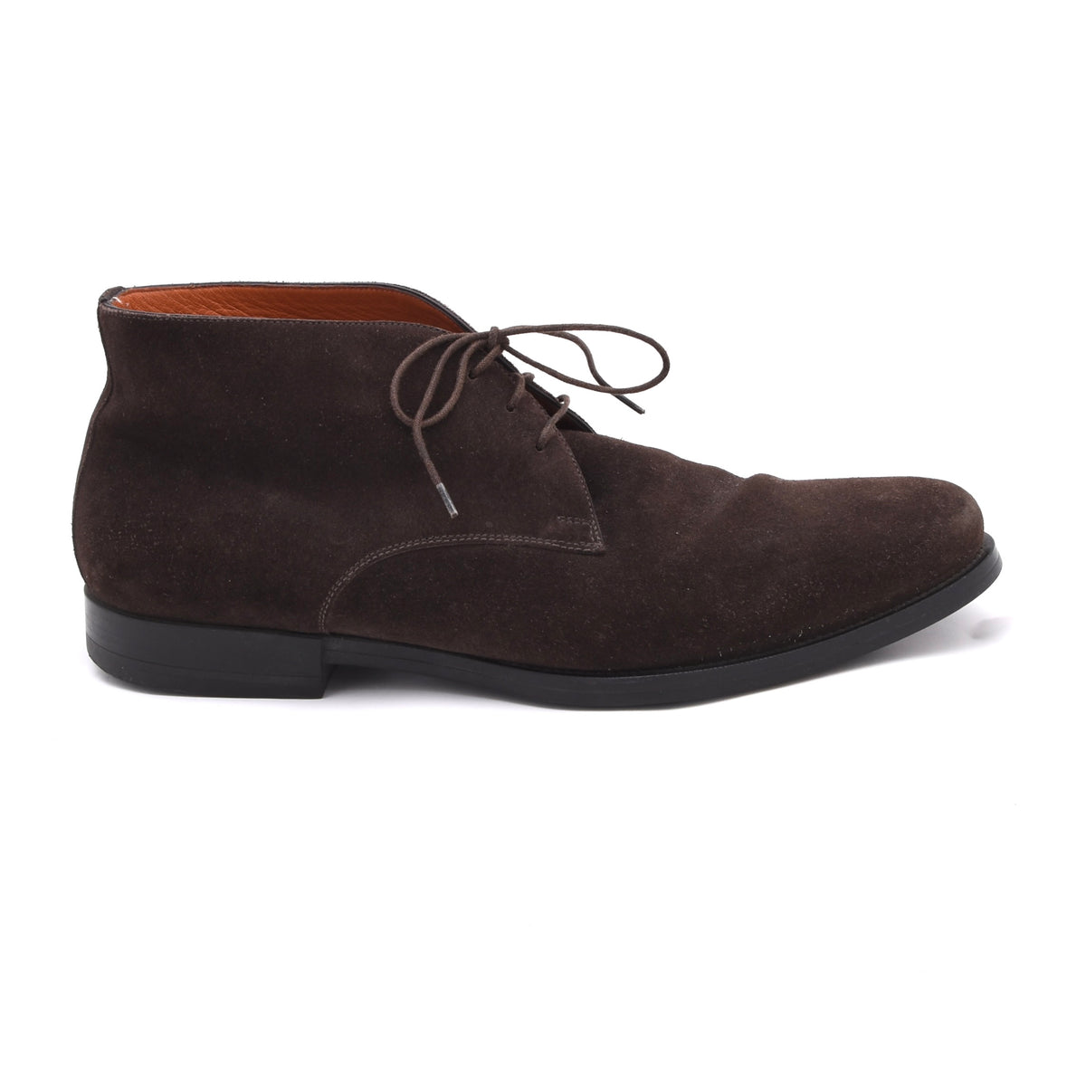 Santoni Suede Chukka Boots Size 9 Made in Italy - Brown