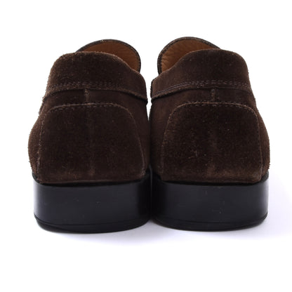 Tod's Suede Loafers Size US 9 1/2 - Chocolate Brown