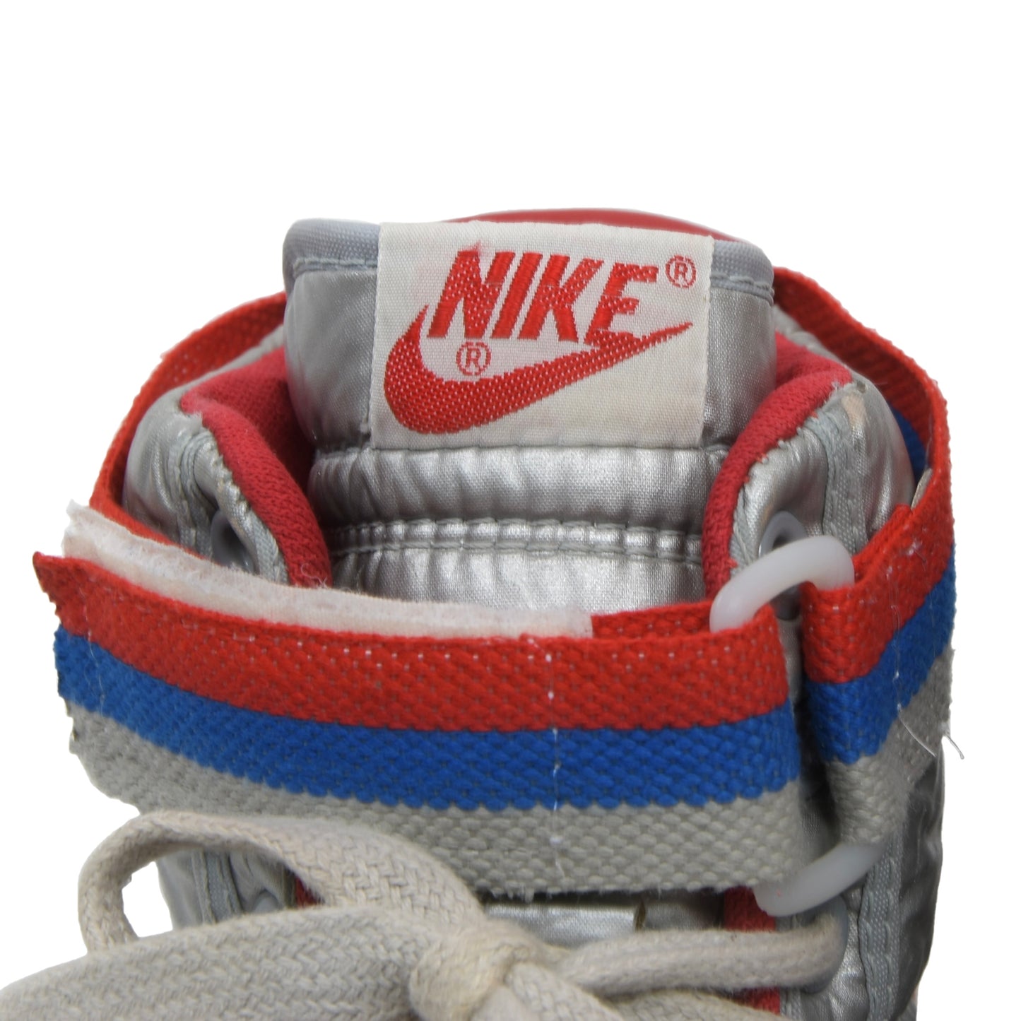 Vintage 1984 Nike Vandal Supreme Sneakers Size 8 1/2 - Silver