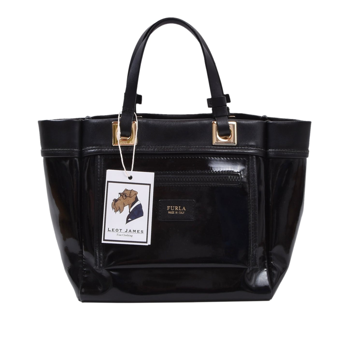 Furla Tribe Mini Reversible Leather Purse/Bag - Black