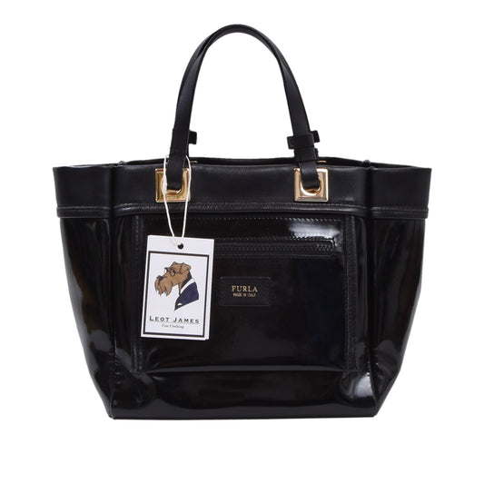 Furla Tribe Mini Wendbare Geldbörse/Tasche aus Leder - Schwarz