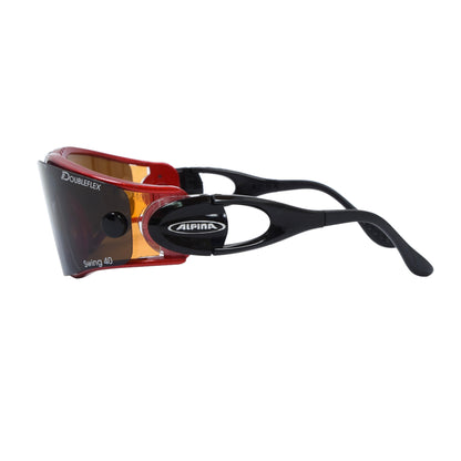 Alpina Swing 40 Shield Sunglasses - Red/Black