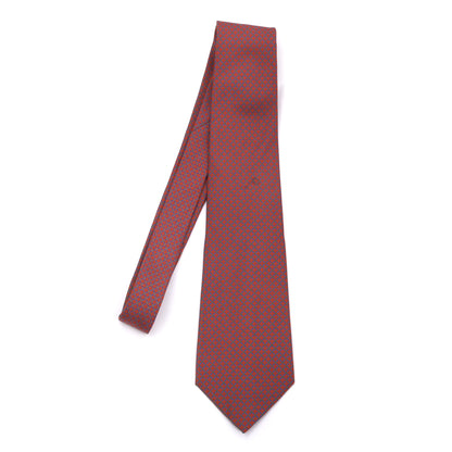Turnbull & Asser Seide Krawatte Made in England - Rot Diamant
