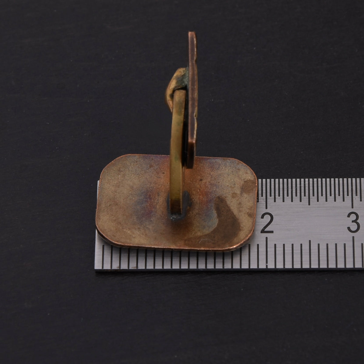 Vintage Manschettenknöpfe mit Guillochierung Amerikaner Doublé – Gold