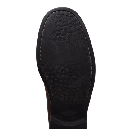 Tod's Suede Loafers Size US 9 1/2 - Chocolate Brown