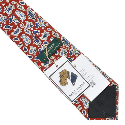 Lauren Ralph Lauren Silk Tie - Red Paisley