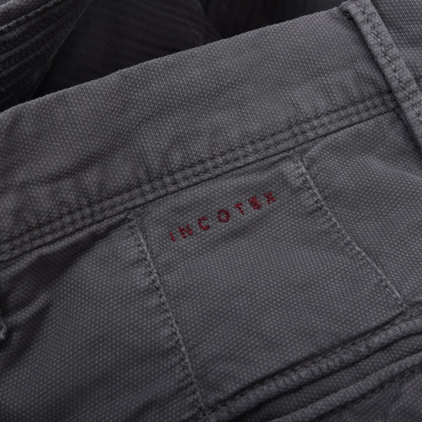 Incotex Hose/Chinos, Größe W32, Slim Fit, ca. 40,5 cm - Grau