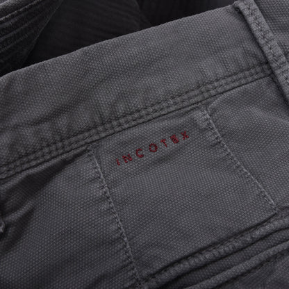 Incotex Hose/Chinos, Größe W32, Slim Fit, ca. 40,5 cm - Grau