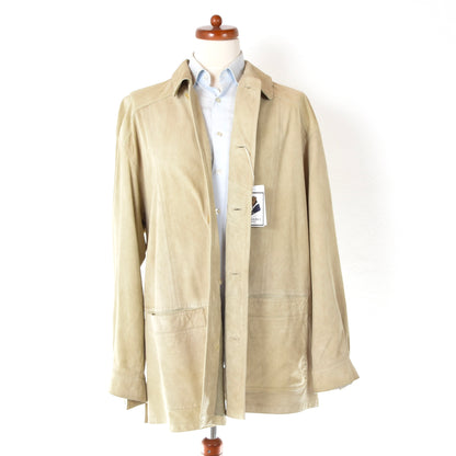 Amadeus Fashion Suede Jacket Chest ca. 62cm - Beige/Tan