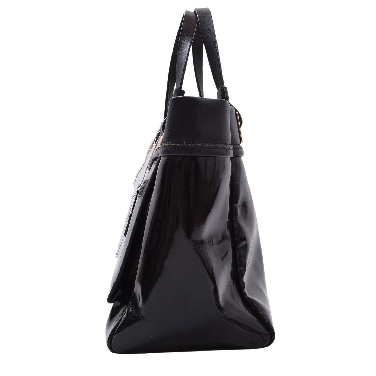 Furla Tribe Mini Reversible Leather Purse/Bag - Black