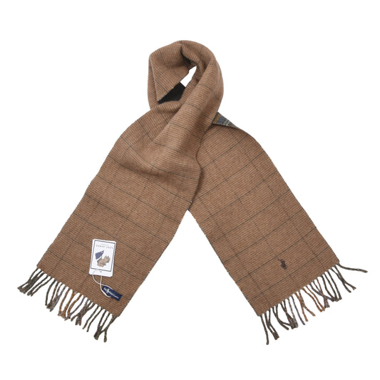 Polo Ralph Lauren Vintage-Wollschal, ca. 156 cm – Wendbar