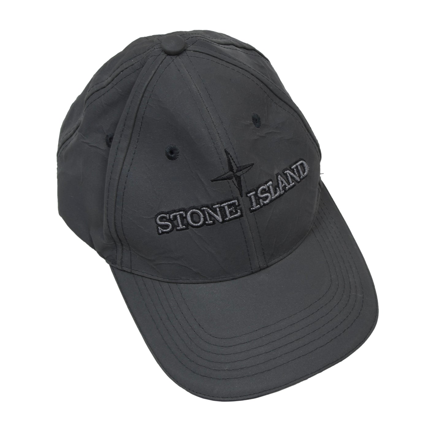 Stone Island 2006-2007 Reflective Baseball Hat One Size - Grey/Silver