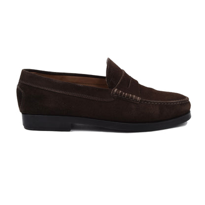 Tod's Suede Loafers Size US 9 1/2 - Chocolate Brown