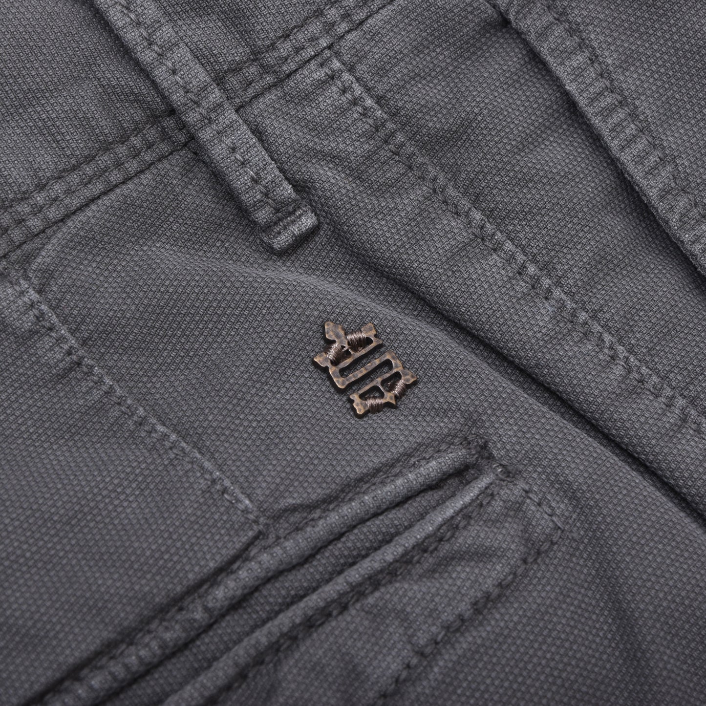 Incotex Hose/Chinos, Größe W32, Slim Fit, ca. 40,5 cm - Grau