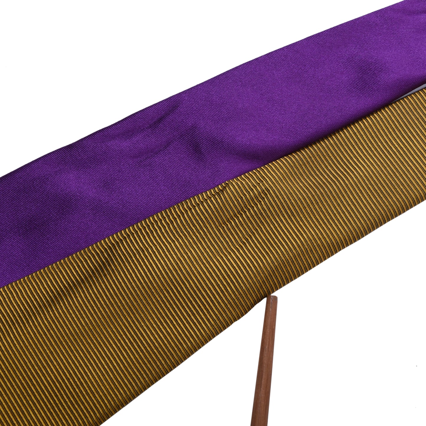Etro Milano 2x Ties ca. 149cm/8-9.5cm - Gold/Purple