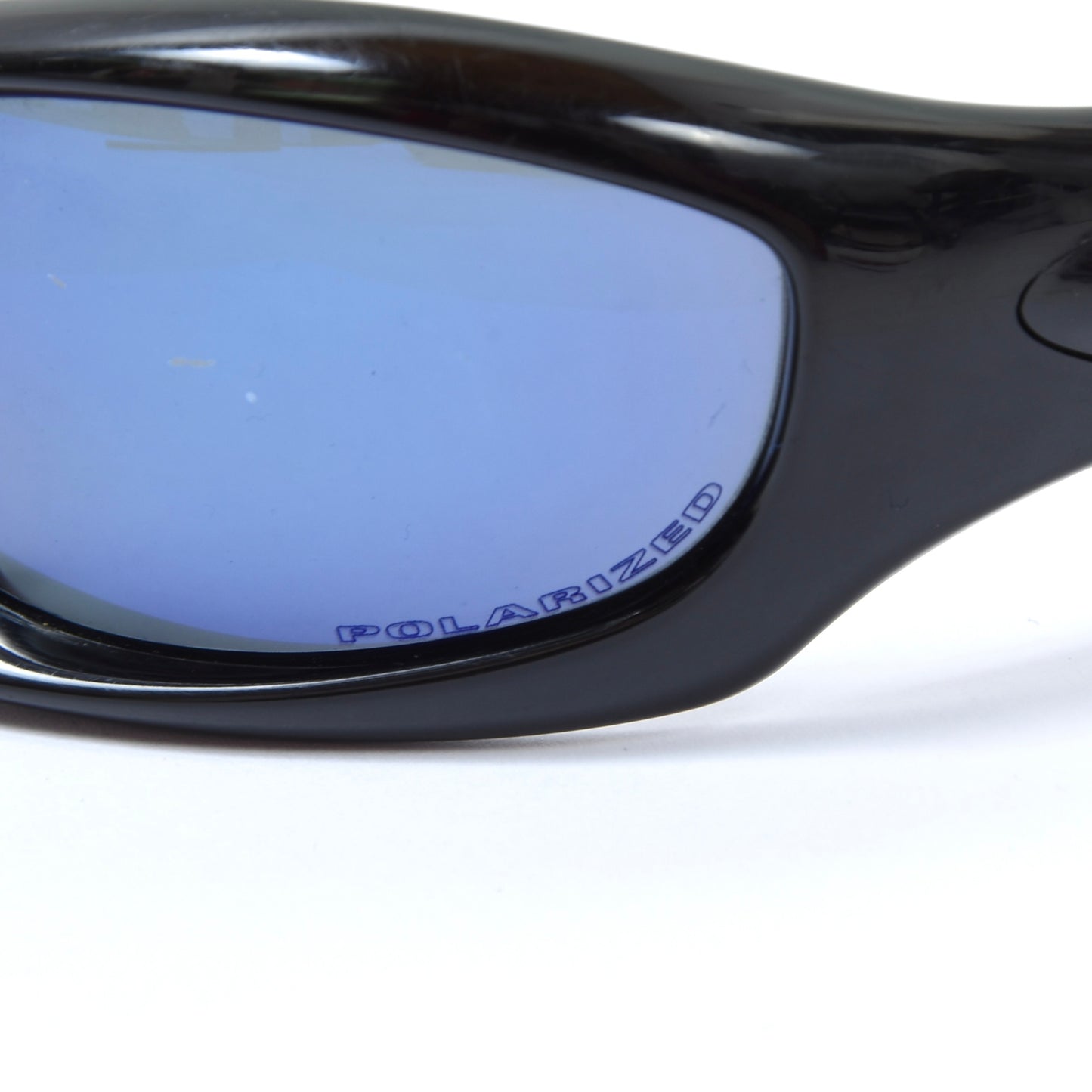 Oakley Monster Dog Sunglasses 12-749 - Polished Black & Deep Blue Polarized