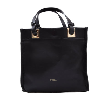 Furla Tribe Mini Reversible Leather Purse/Bag - Black