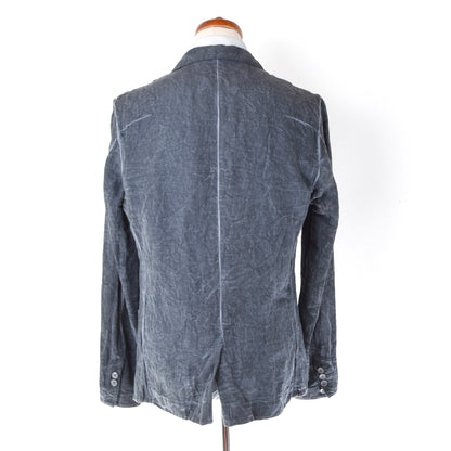 Transit Uomo Cotton-Hemp-Metal Jacket Size S - Blue