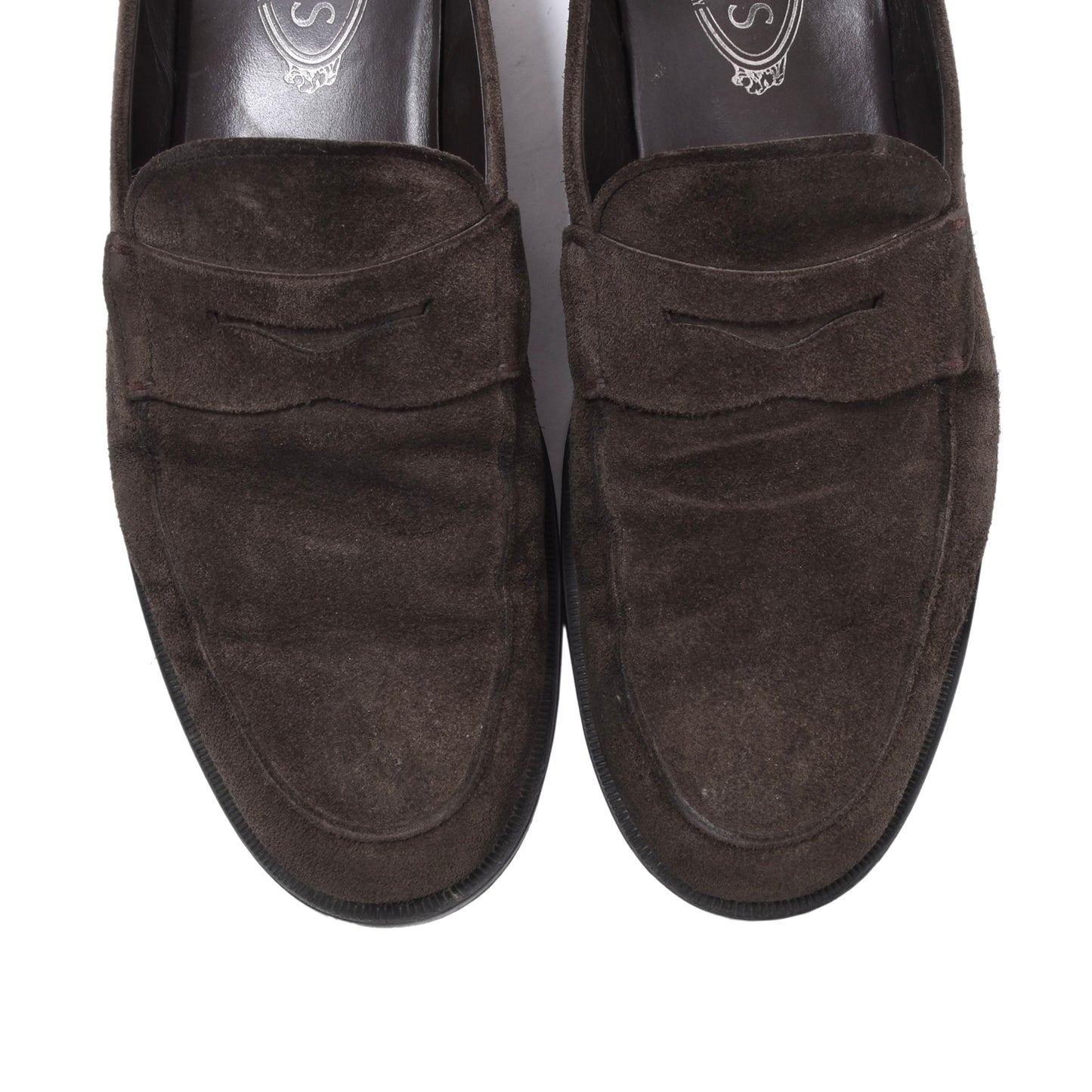 Tod's 2x Suede Loafers Size 9 1/2 - Brown