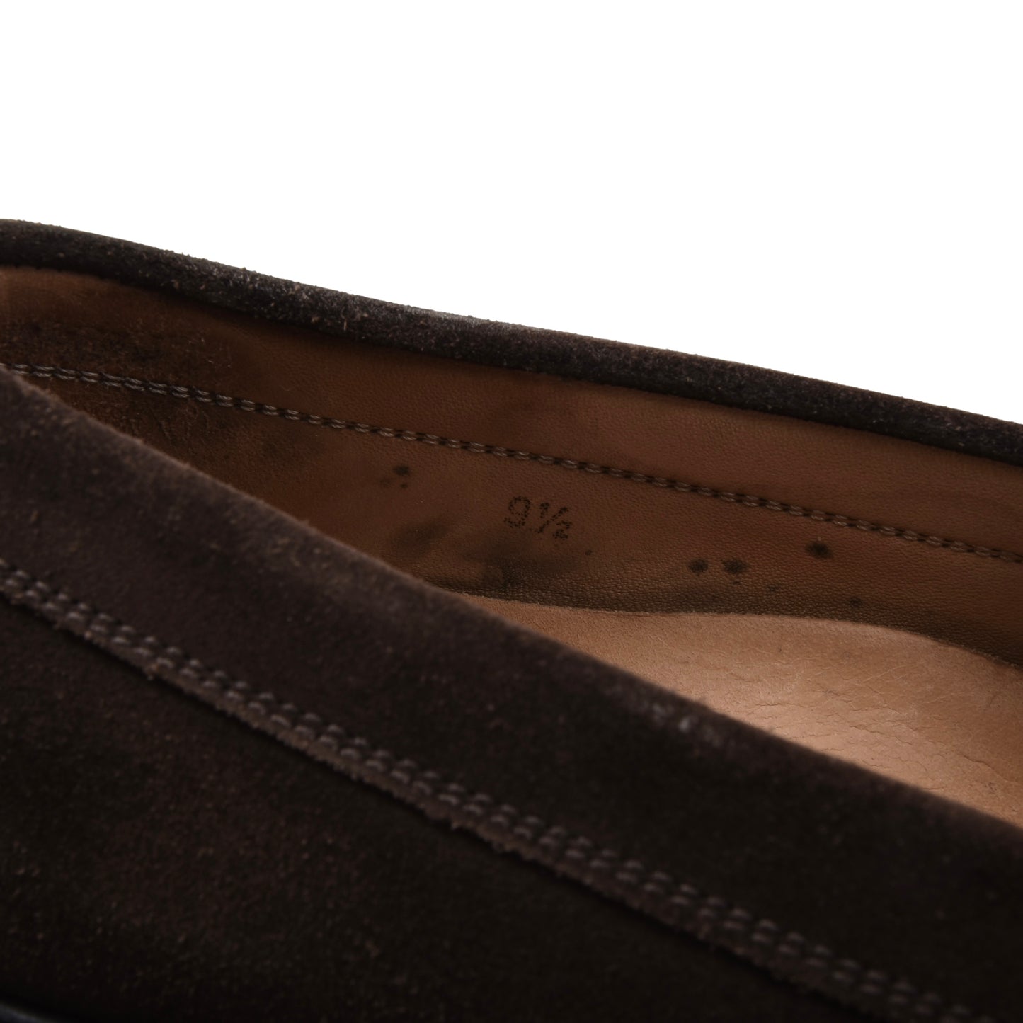 Tod's Suede Loafers Size US 9 1/2 - Chocolate Brown