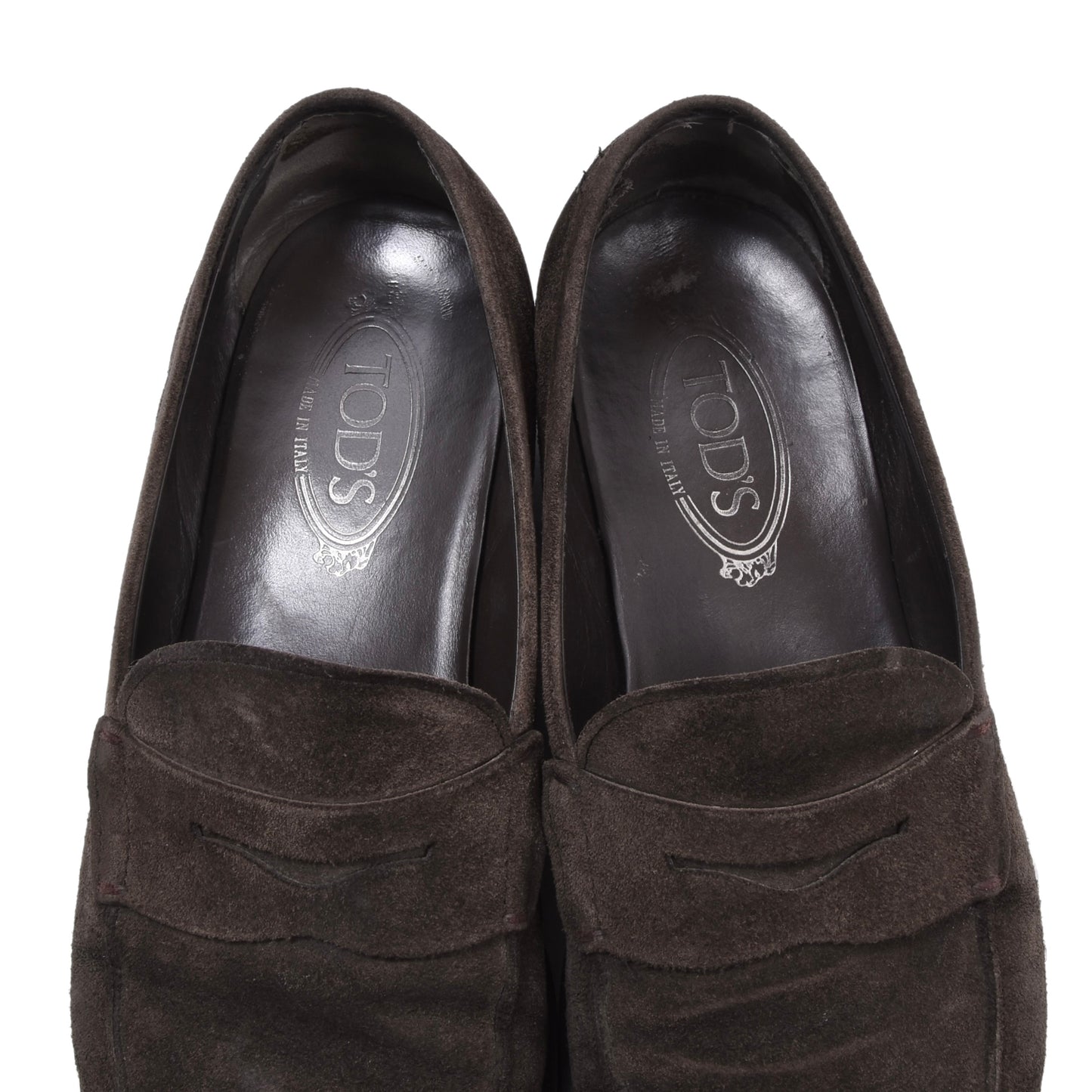 Tod's 2x Suede Loafers Size 9 1/2 - Brown