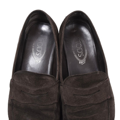 Tod's 2x Suede Loafers Size 9 1/2 - Brown