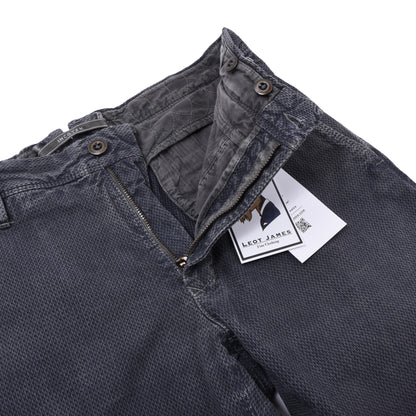 Incotex Hose/Chinos, Größe W31, Slim Fit, ca. 39,5 cm, Blau-Grau