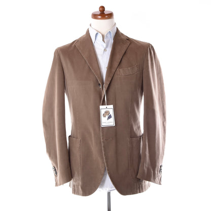 Boglioli COAT Cotton Jacket Size 48 Chest ca. 52.5cm - Brown