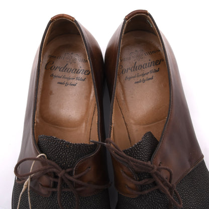 Cordwainer Stingray Leather Goodyear Welted Shoes Size  9.5