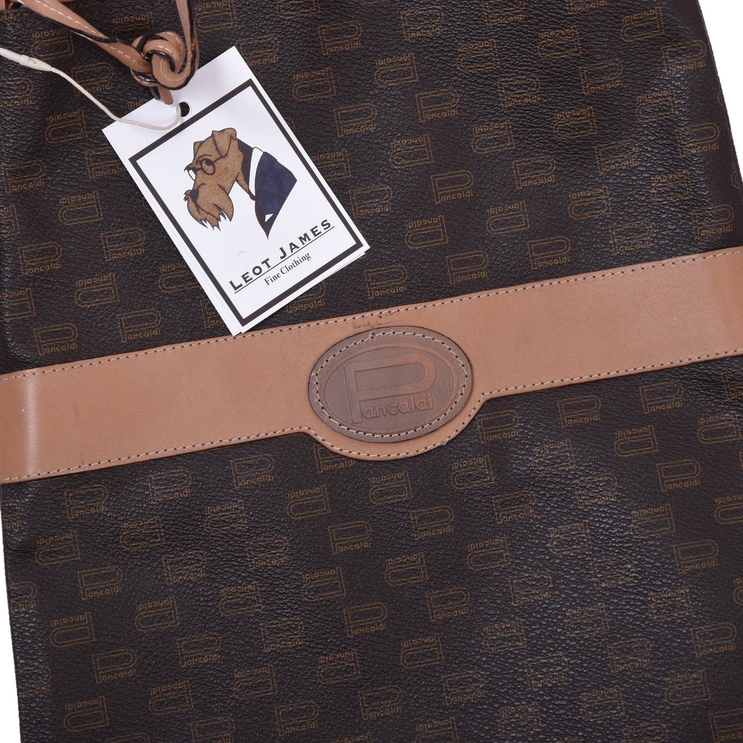 Pancaldi Vintage Tote Bag ca. 30cm - Brown