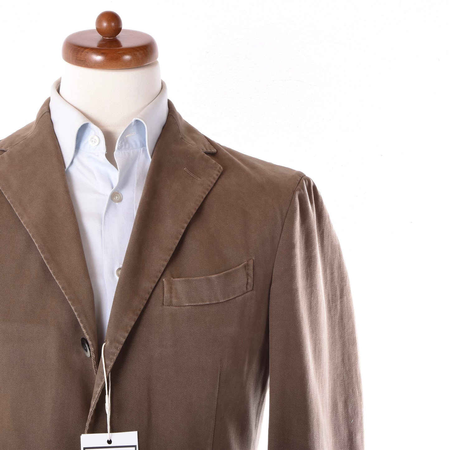 Boglioli COAT Cotton Jacket Size 48 Chest ca. 52.5cm - Brown