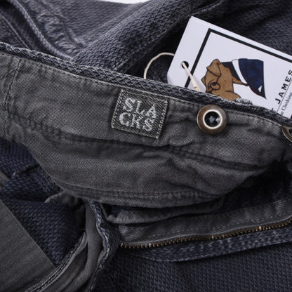 Incotex Hose/Chinos, Größe W31, Slim Fit, ca. 39,5 cm, Blau-Grau