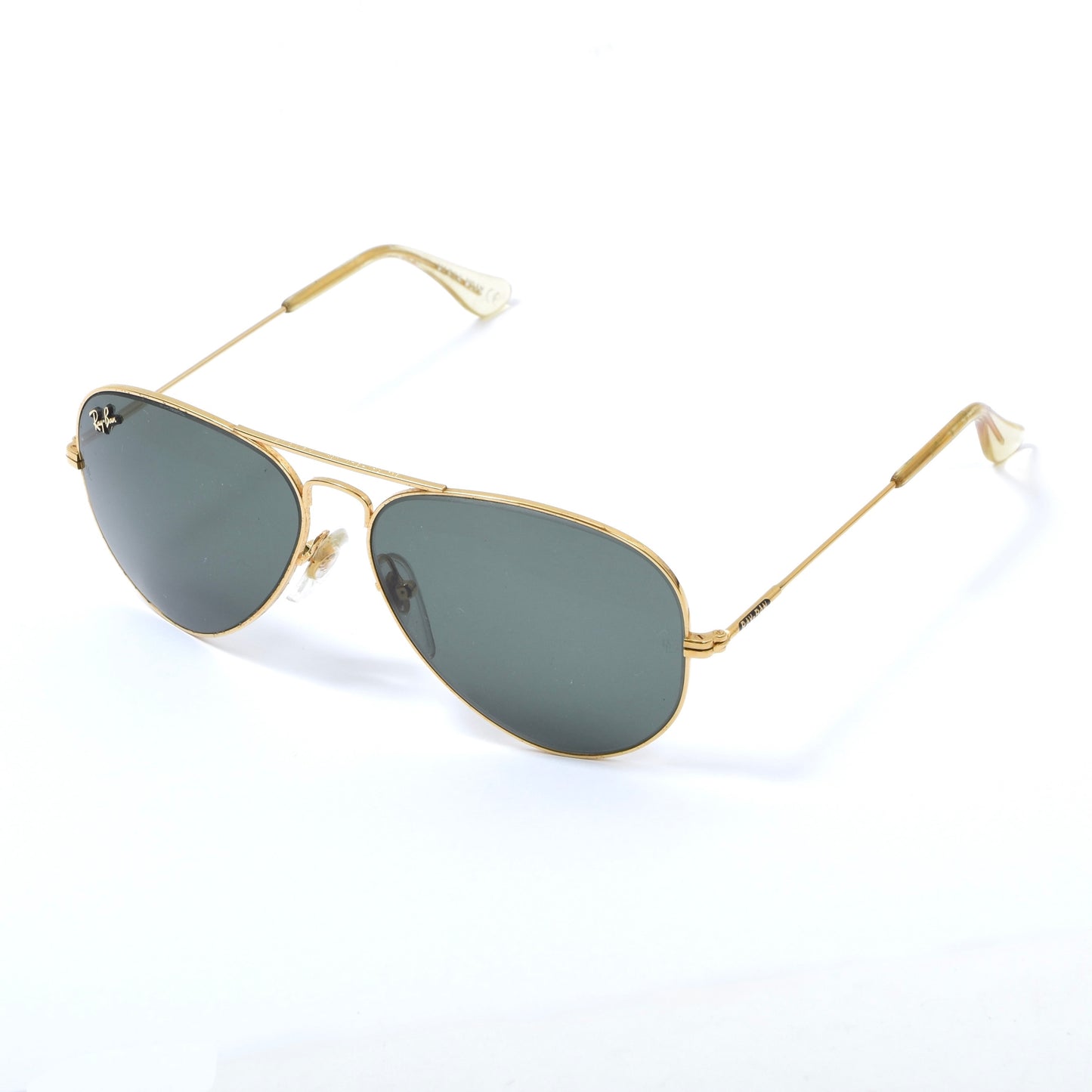 Vintage B&L Ray-Ban Precious Metals W1904 Aviator Sunglasses - Gold