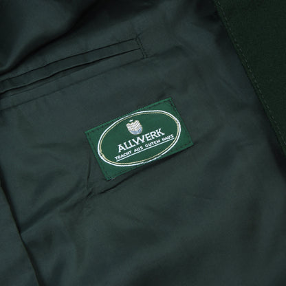 Allwerk Wool Vest/Trachtengilet Size 56 - Green