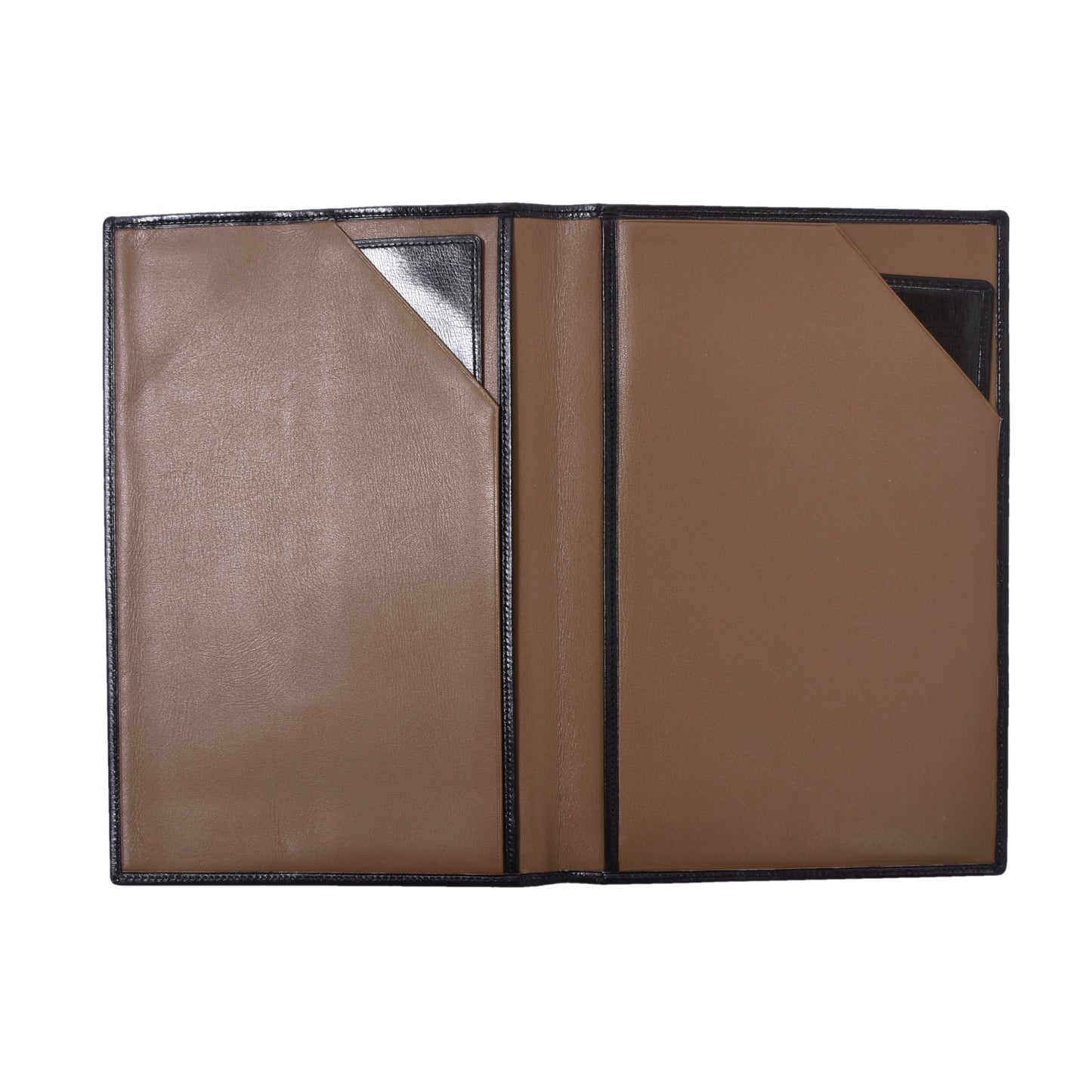 Luxury Vintage Butter-Soft Leather Travel Wallet - Black