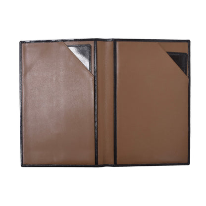 Luxury Vintage Butter-Soft Leather Travel Wallet - Black