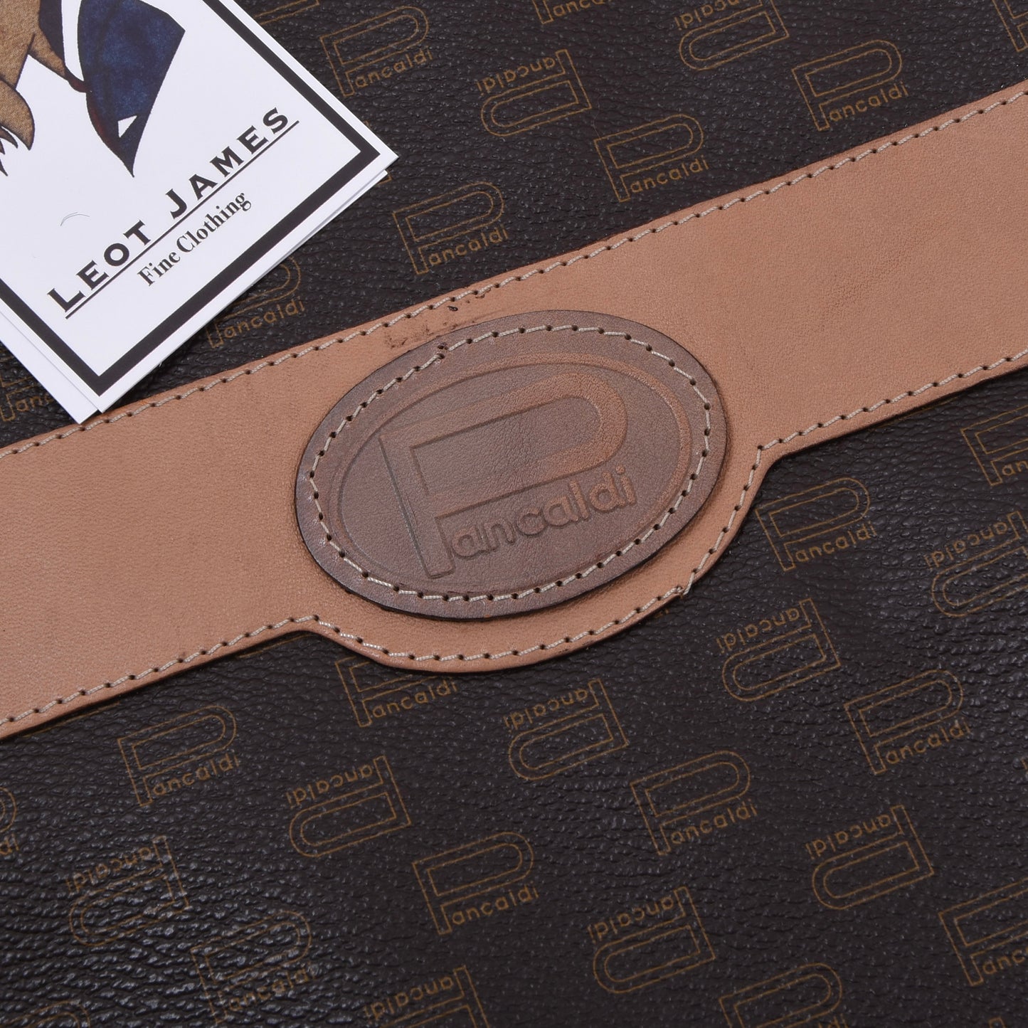 Pancaldi Vintage Tote Bag ca. 30cm - Brown