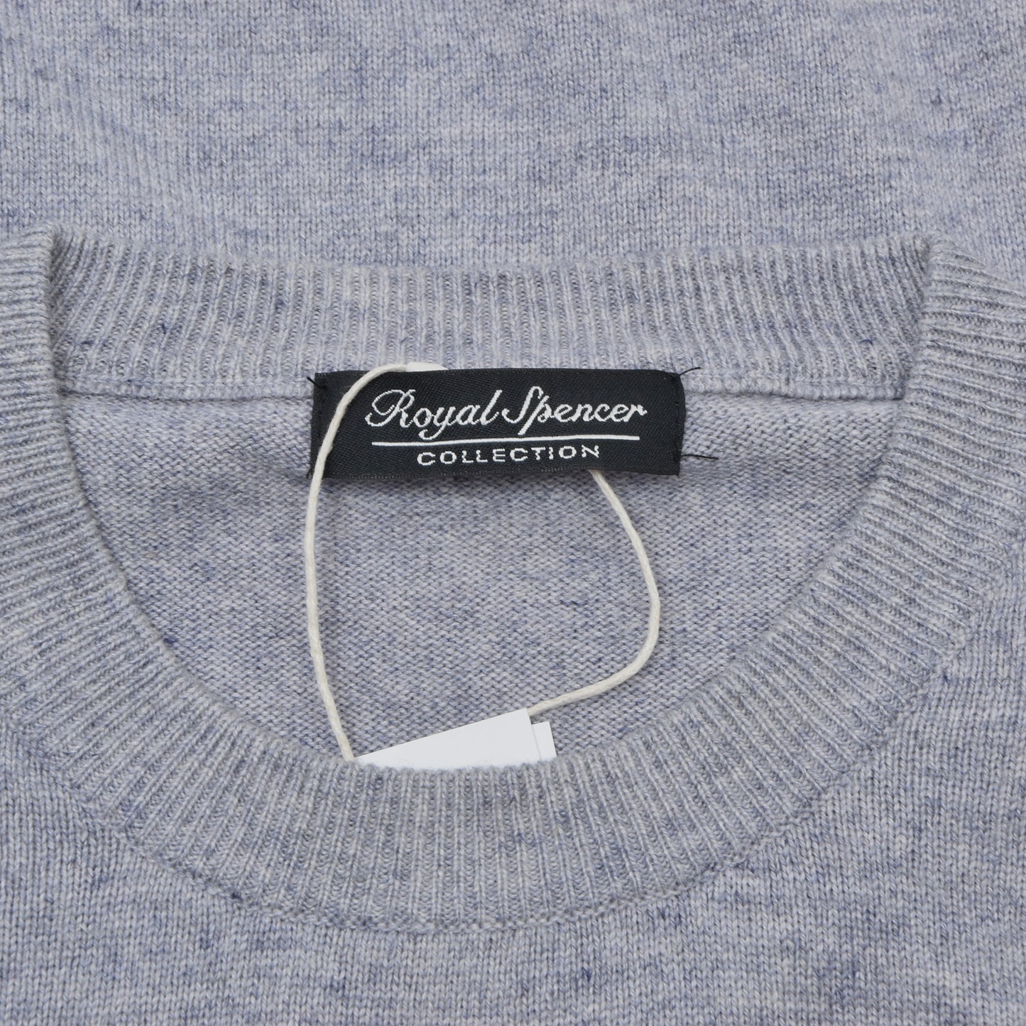 Royal Spencer 50% Cashmere 50% Silk Sweater Size M Chest ca. 50.5cm- Heather Grey