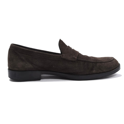 Tod's 2x Suede Loafers Size 9 1/2 - Brown