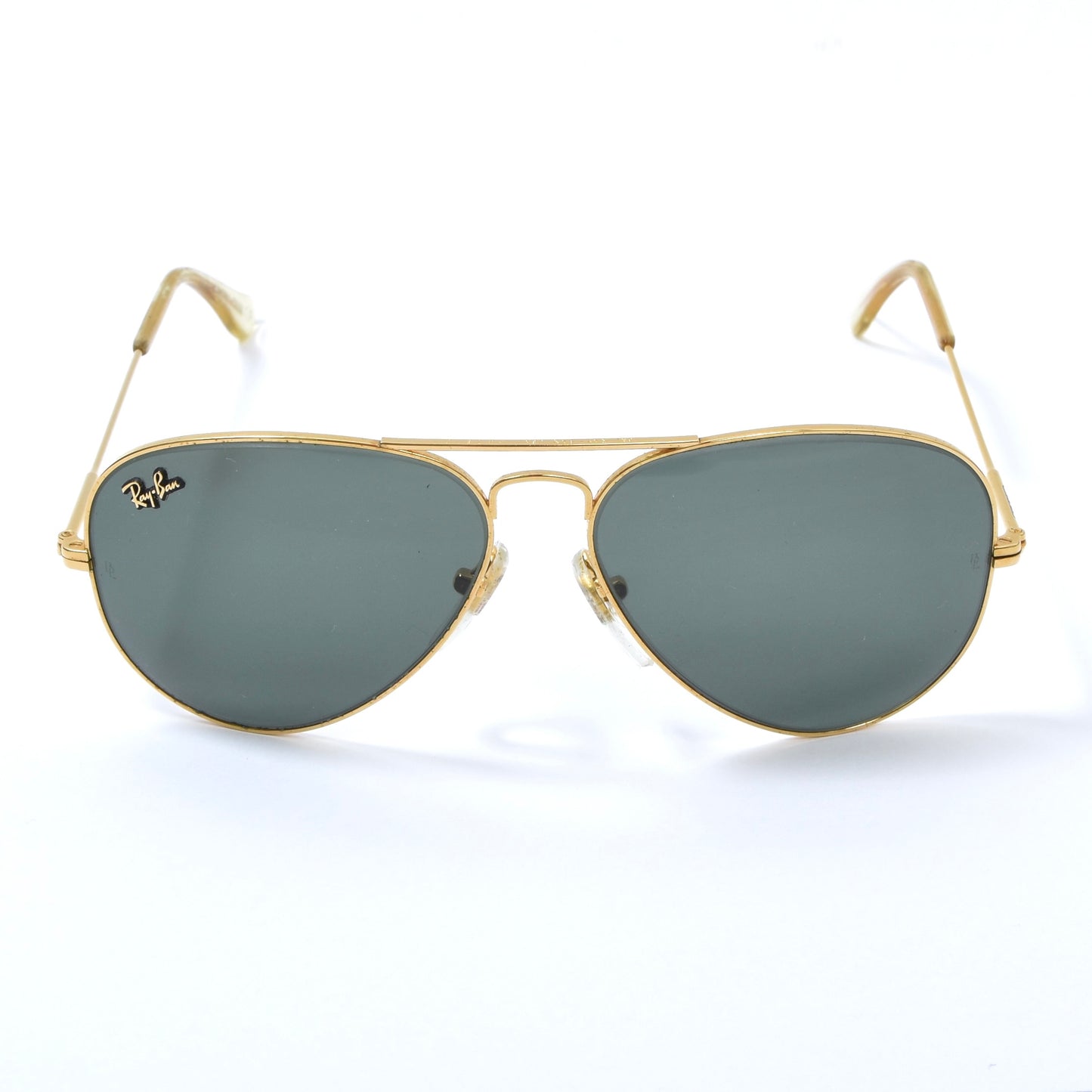 Vintage B&L Ray-Ban Precious Metals W1904 Aviator Sunglasses - Gold