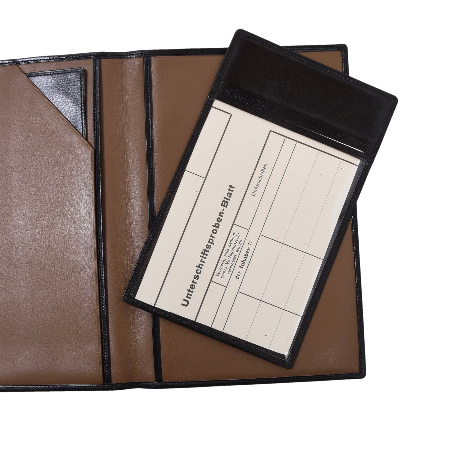 Luxury Vintage Butter-Soft Leather Travel Wallet - Black