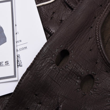 Vintage Leder Autofahrerhandschuhe Größe 9 1/2 ca. 10cm