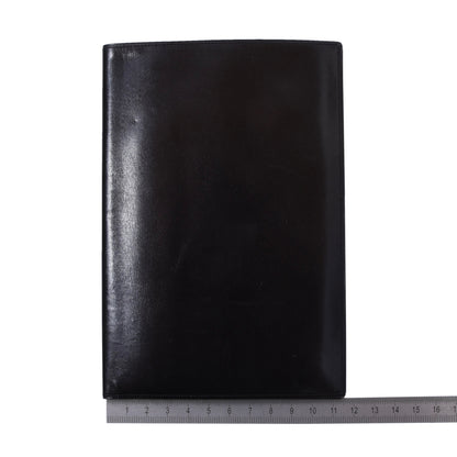 Luxury Vintage Butter-Soft Leather Travel Wallet - Black