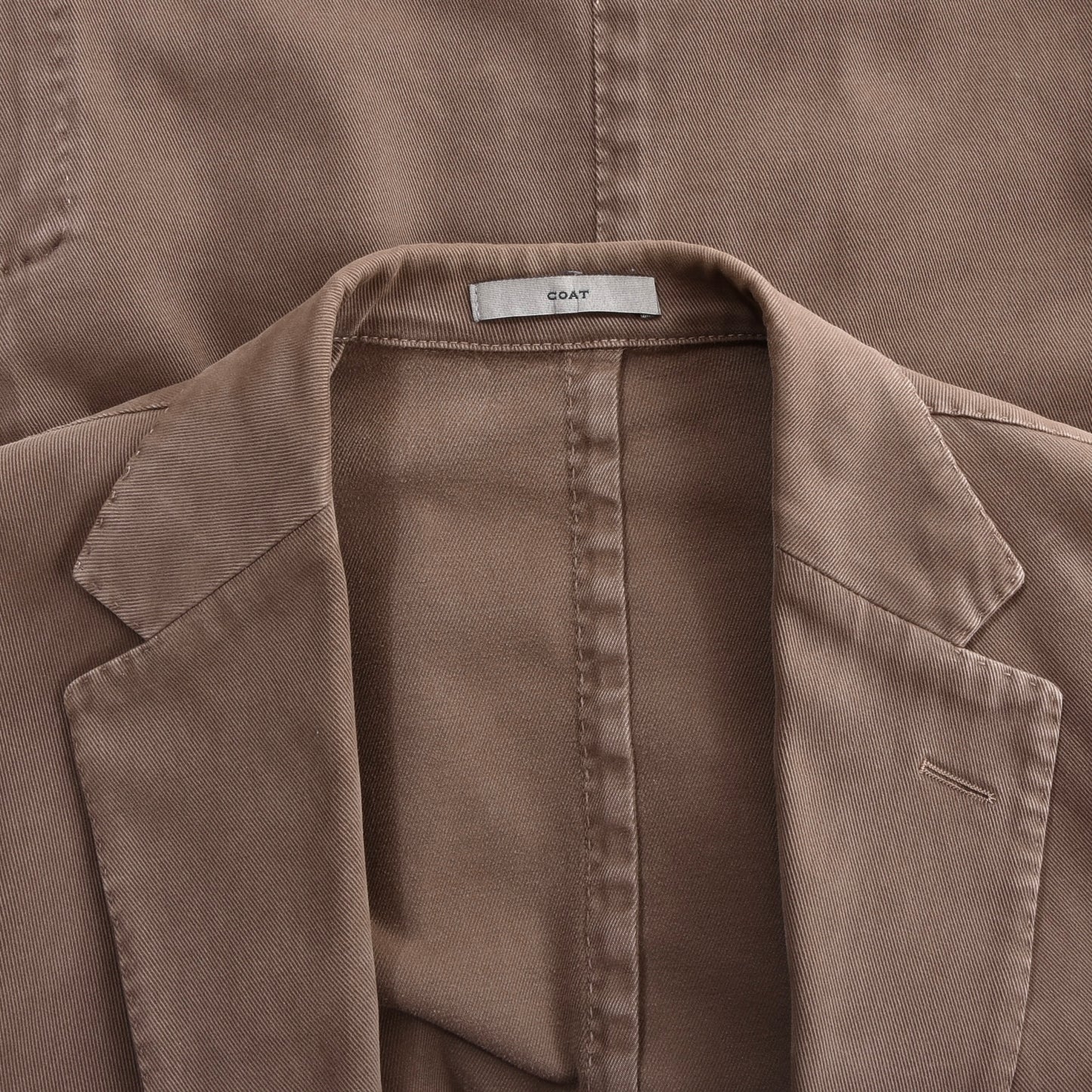 Boglioli COAT Cotton Jacket Size 48 Chest ca. 52.5cm - Brown