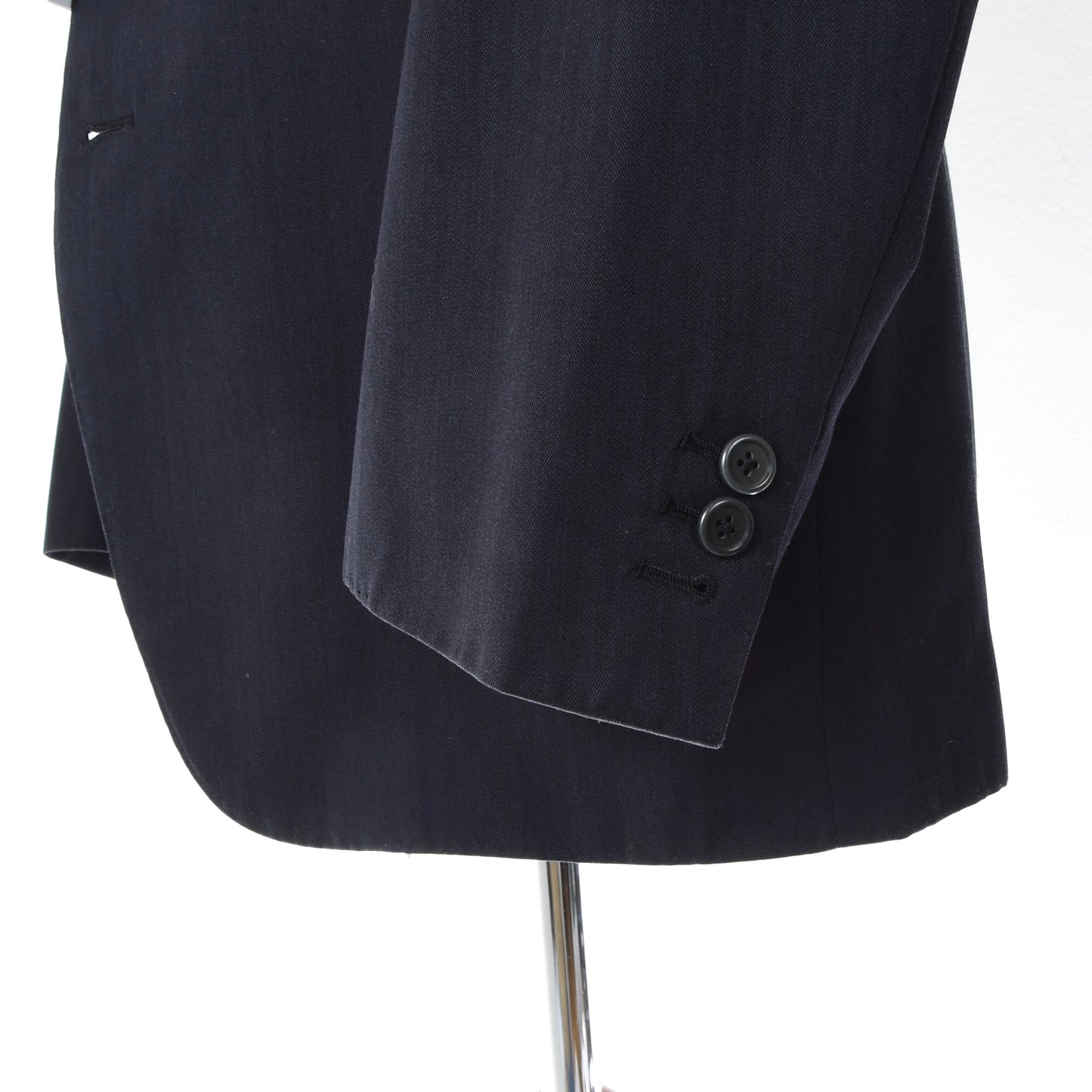 Rossmann Bespoke Loro Piana Super 130s Wool Suit Chest ca. 52.5cm - Navy Blue